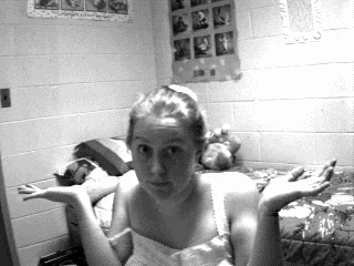 Ringley in her dorm room at Dickinson College in Carlisle, Pennsylvania during her first days of camming, Archived pages of Ringley's original site